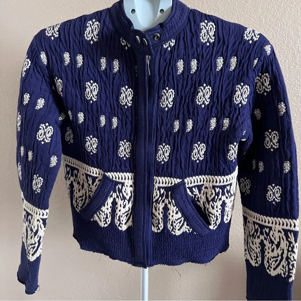 Free People Bluebird Quilted Jacket – Size XS